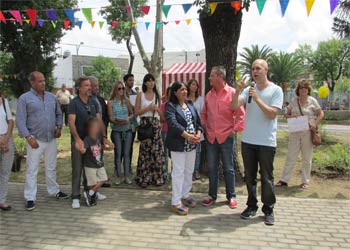 Rodriguez Larreta, Nestor Dinatale en la inauguración